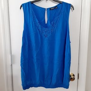a.n.a blue lightweight tank top, 3X